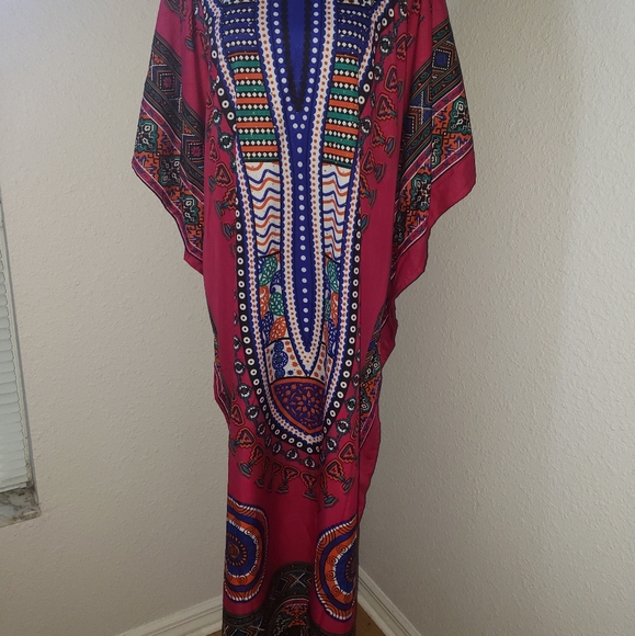 New Fuschia Kaftan Abaya Cover-u… - Picture 5 of 12